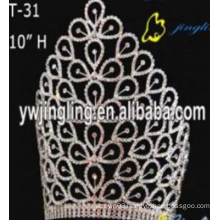 Beauty Large Rhinestone Pageant Crown Tiara